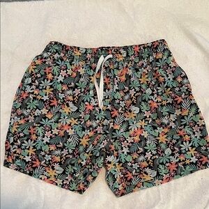 Chubbies Floral Swim Trunks - Black, Green, Orange, Pink